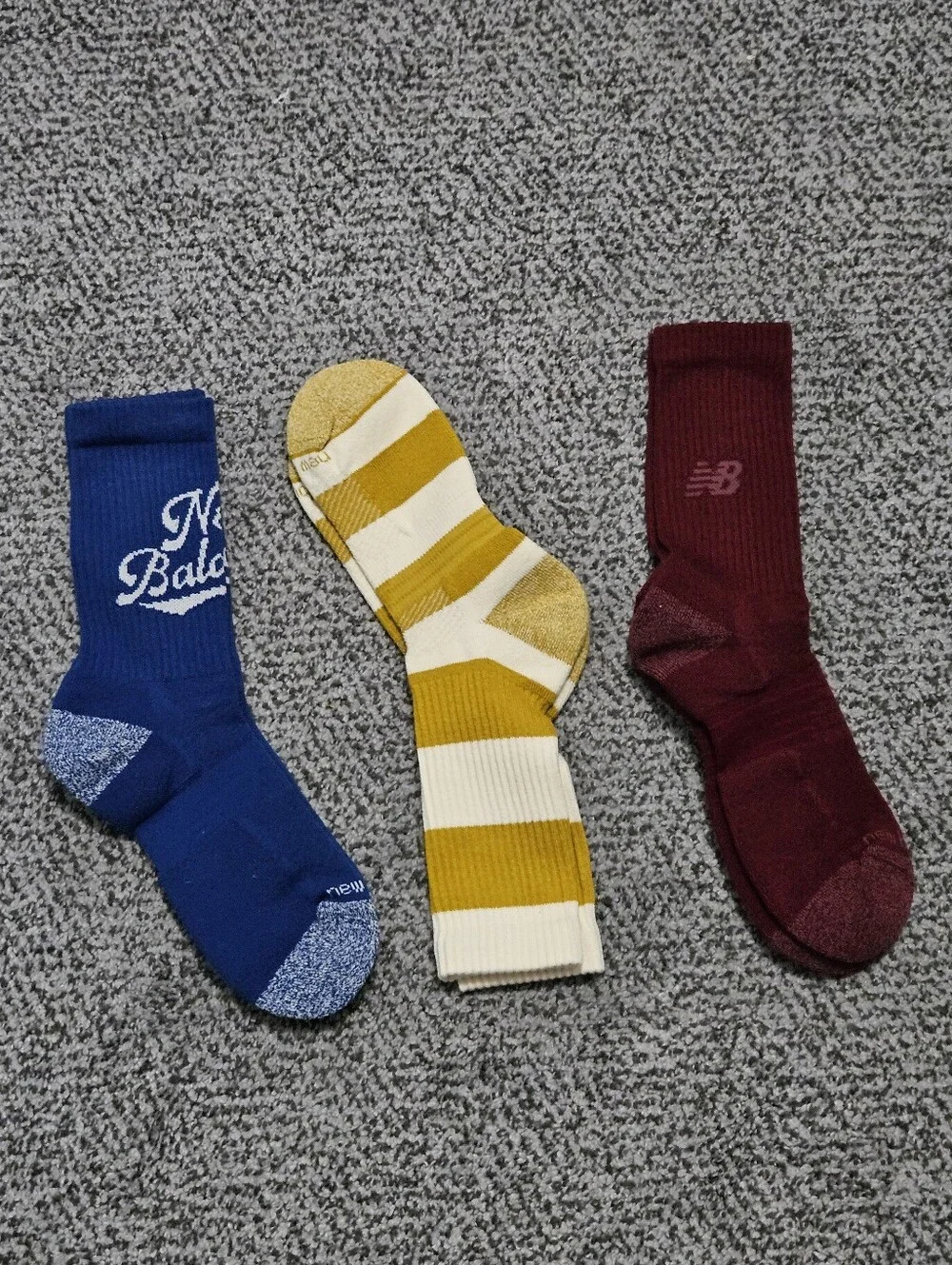 NWOT: (3 Pair) New Balance Crew Socks - Large